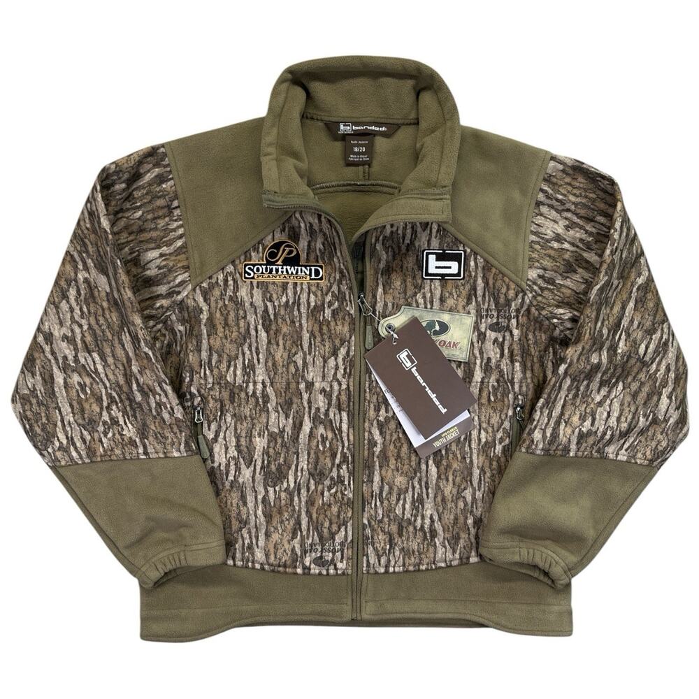 Banded UFS Youth Fleece Jacket XL 18/20 Mossy Oak Camo Southwind Patch